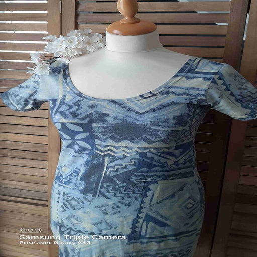 Robe mini en coton