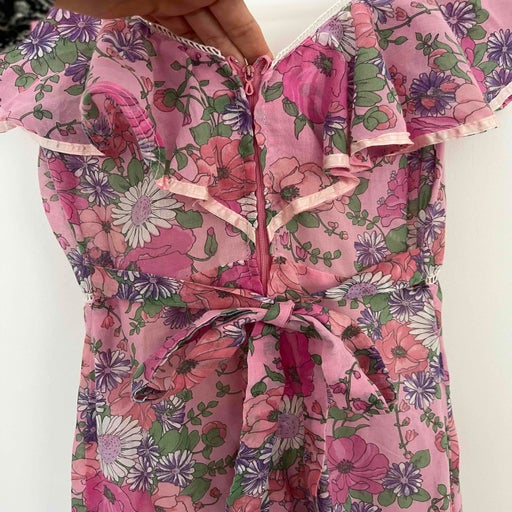 Robe longue fleurie
