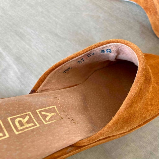 Sabot plateformes en cuir
