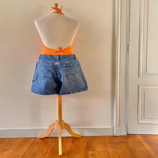 Short en jeans