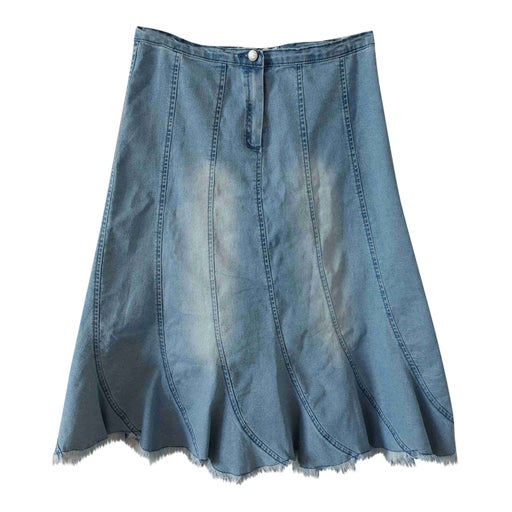 Jupe longue en jean