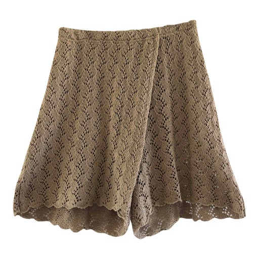 Short jupe 
En crochet 
En coton et acrylique