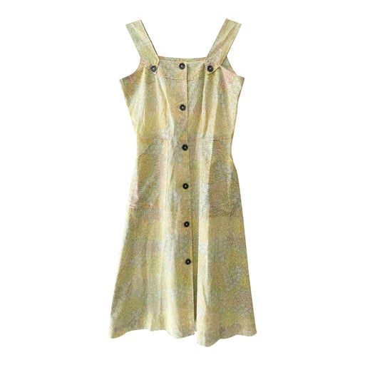 Fully Buttoned Ditsy Floral Dress