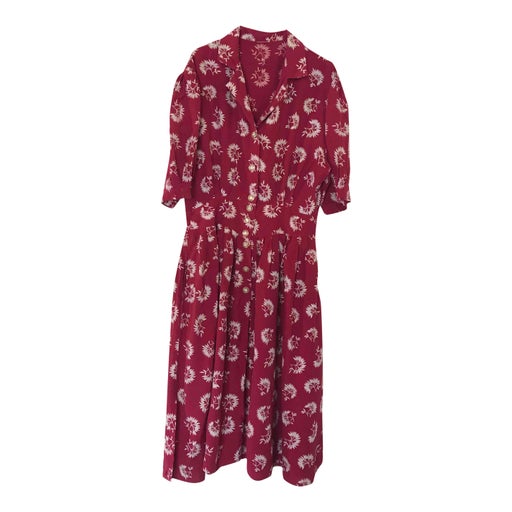 Floral buttoned dress
