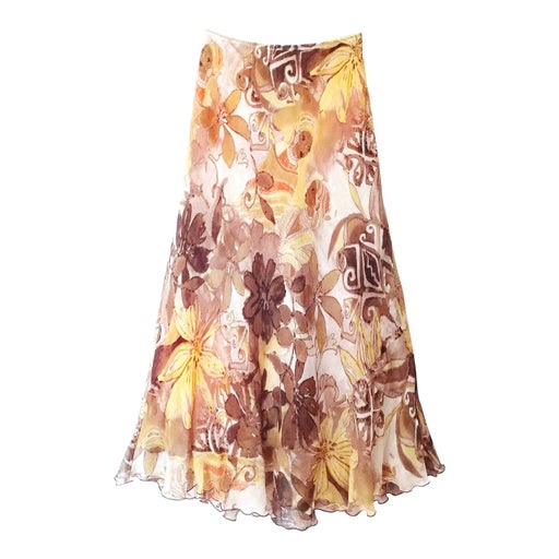 silk skirt