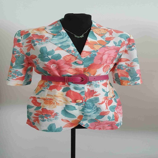 Floral blazer