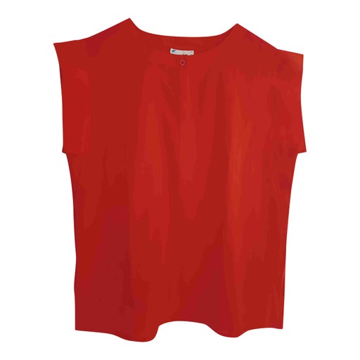 Short-sleeved cotton top