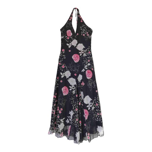 Robe dos nu en mesh