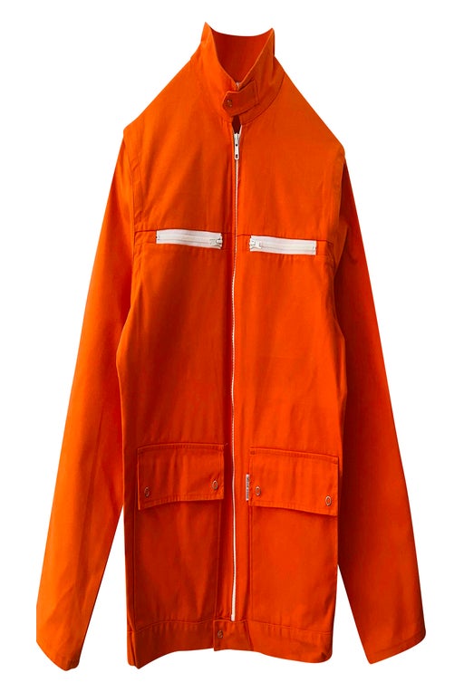 Orange work jacket