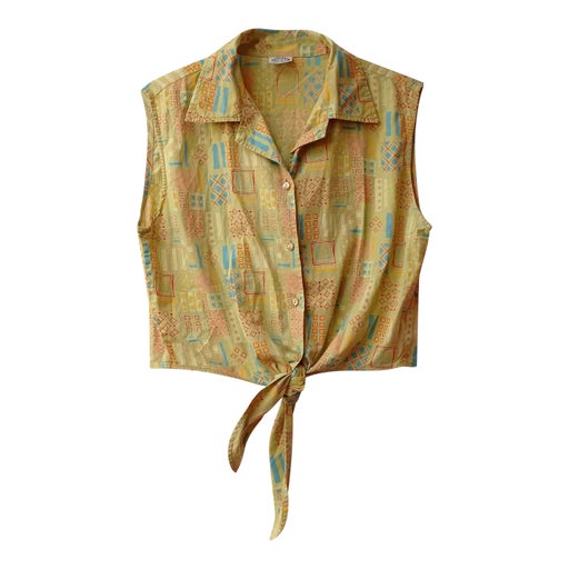 Cotton tie top