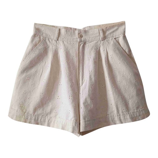Short en coton et en lin