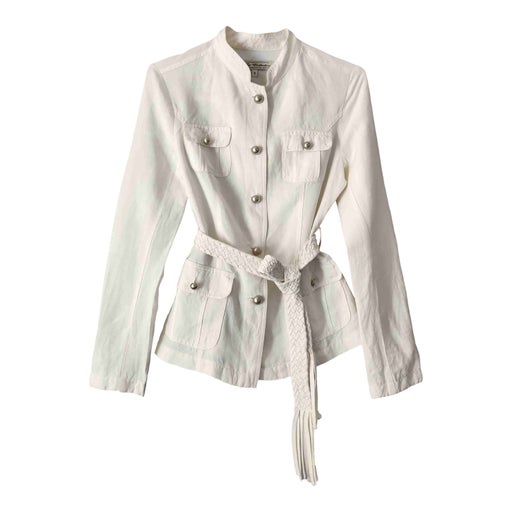 Linen safari jacket
