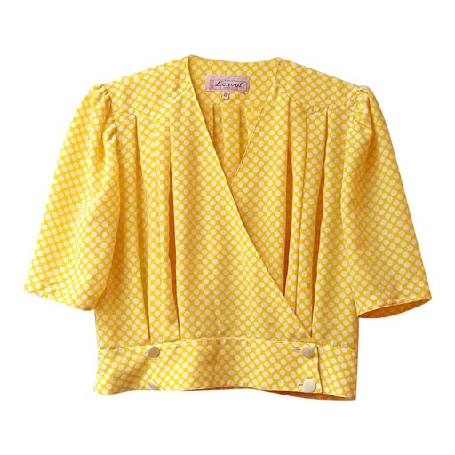 yellow blouse