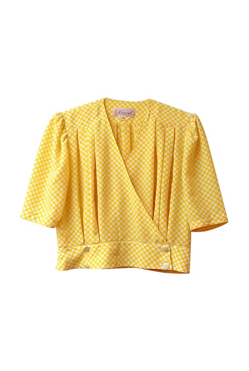 yellow blouse
