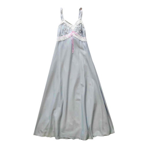 Hand embroidered gray dress