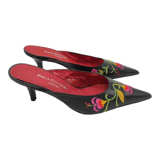 Mules en cuir