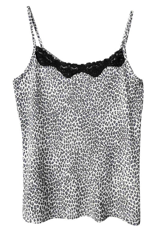 Leopard print camisole