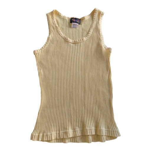 Cotton ribbed tank top
