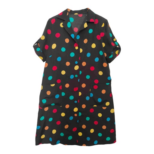 Robe à pois multicolore