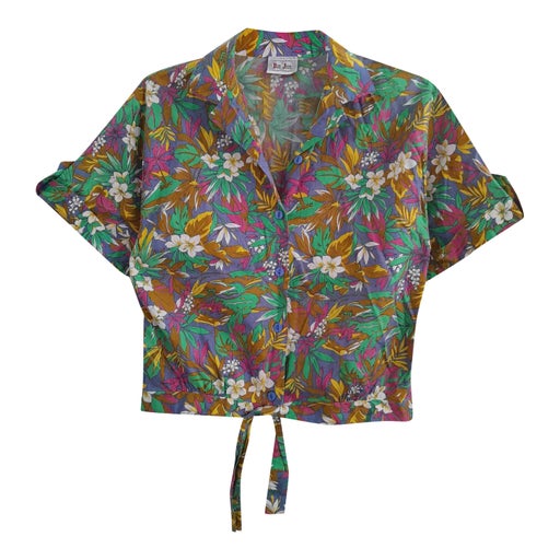 Floral crop top