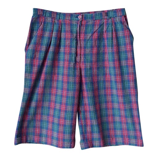 Short à carreaux
