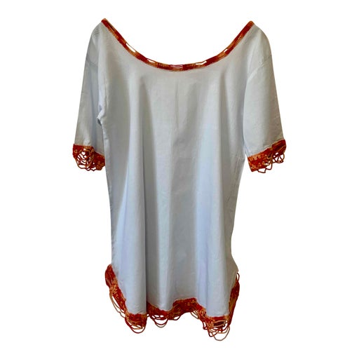 Robe en coton et crochet