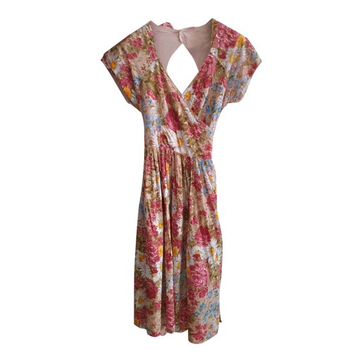 Floral wrap dress