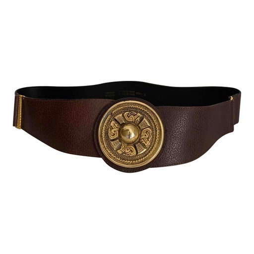 Ceinture marron en cuir