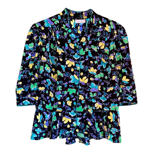 Blouse à fleurs