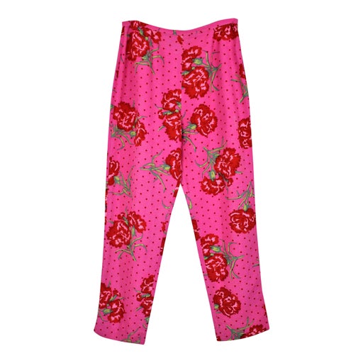 Pantalon à fleurs