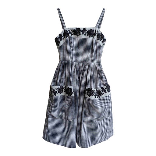 Cotton gingham dress