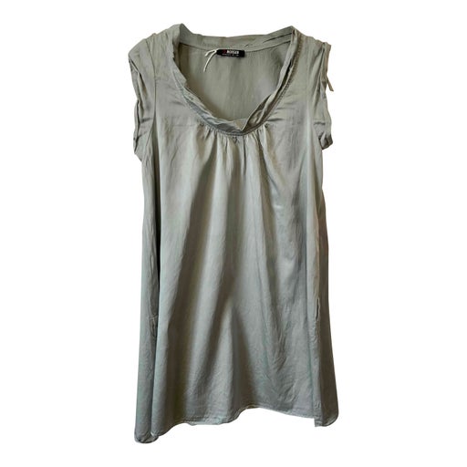 Robe en soie et coton