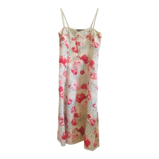 robe en lin à fleurs