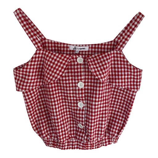 Crop top vichy