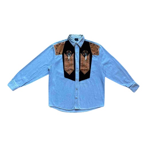 Chemise western en jean