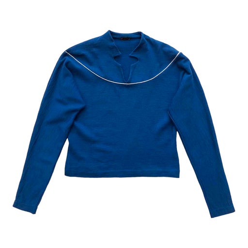 Top en laine et coton