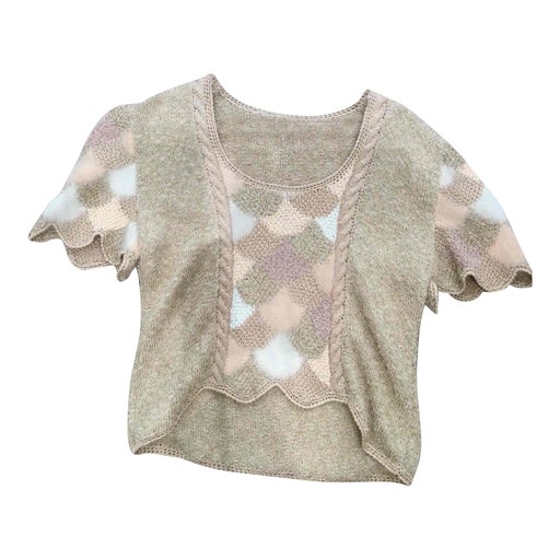 Crop top en crochet