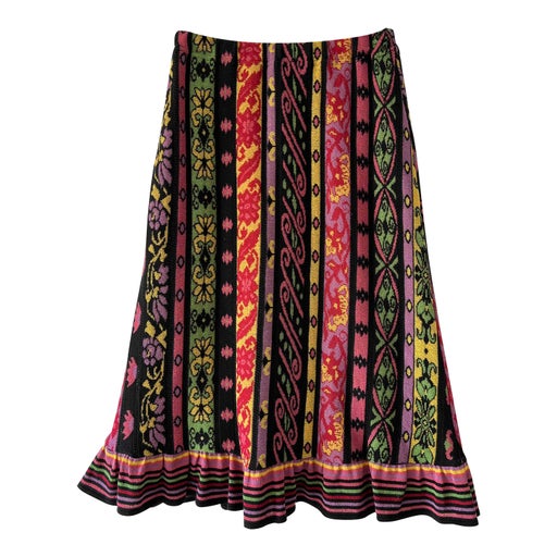 Knit midi skirt