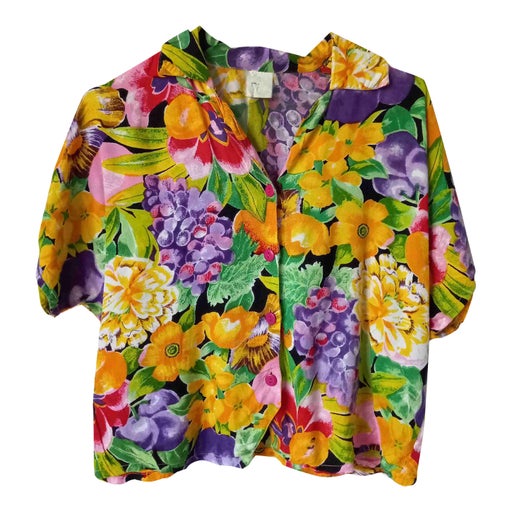 Chemise à fleurs