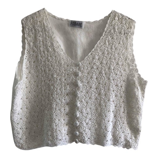 Crop top en crochet