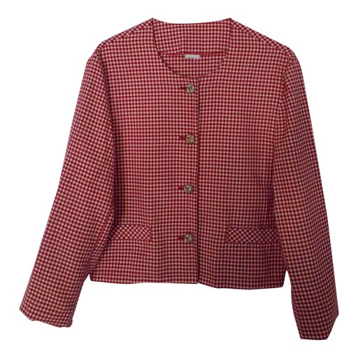 Veste en vichy