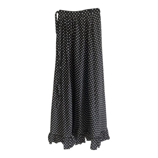 Jupe longue à pois