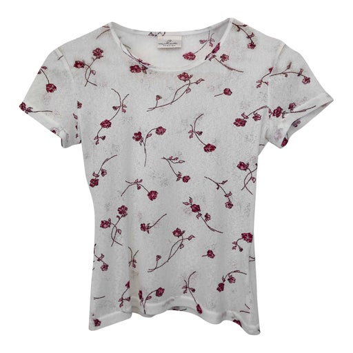 T-shirt à fleurs