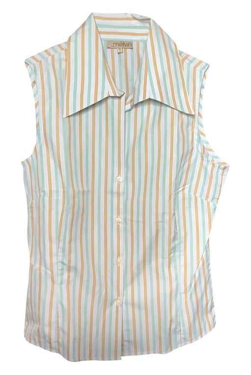 Striped sleeveless shirt