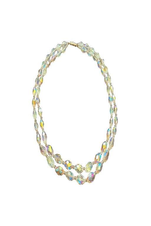 Pearl double row necklace