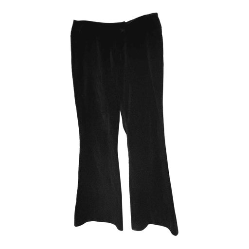 Pantalon flare en velours