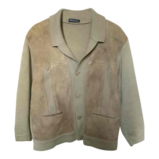 Wool and suede jacket