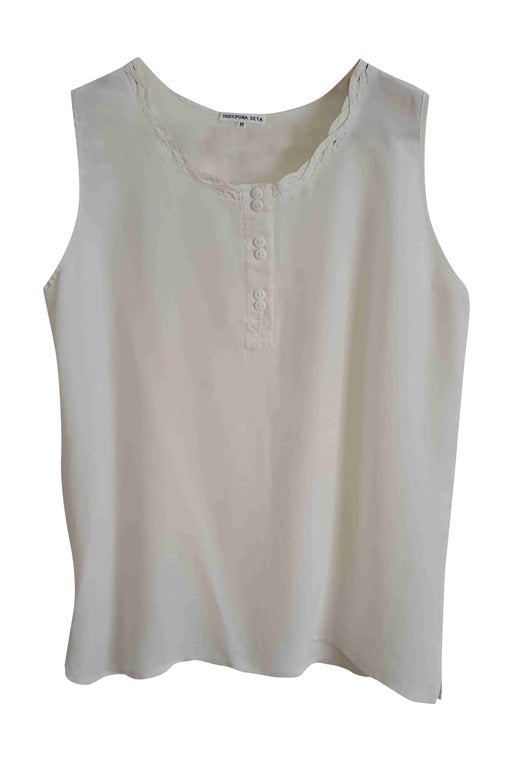 Silk tank top