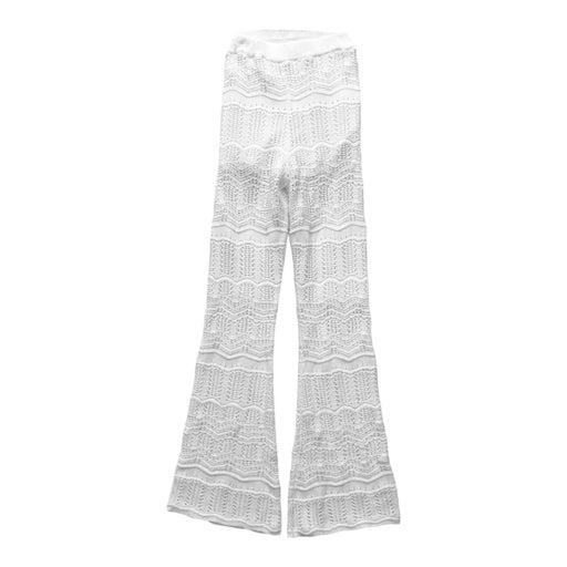 Pantalon flare en crochet