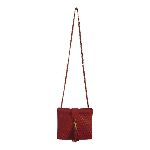 Sac en cuir rouge